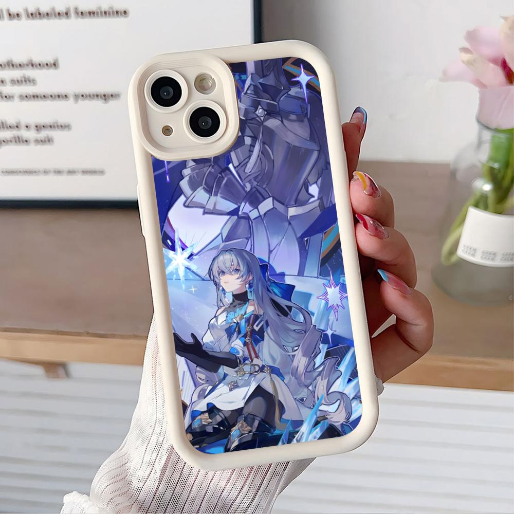 HSR Bronya Verdikte TPU Mobiele Telefoonhoesje voor iPhone 17 16 15 14 13 12 11 Air Pro Max Plus Kleurrijke Cover