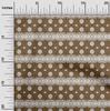 oneOone Cotton Flex Brown Fabric Aian Batik Fabric For Sewing Printed Craft Fabric By The Yard 40 Inch