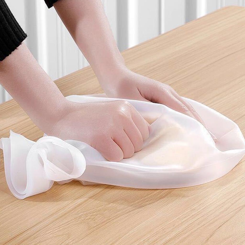 Kneading Dough Bag Thickened Silicone Improve Bread Making Durable Easy to Clean Flour Mixing Bag Large Size