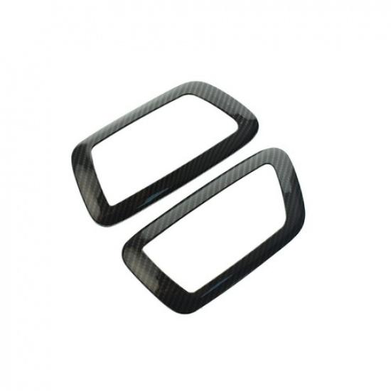 Carbon Fiber Look Interior Door Handle Panel Cover Trim Fits Toyota Tacoma 16-20