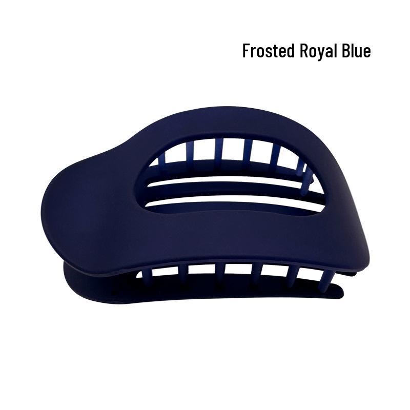 Curved Oval Updo Hair Claw - Temperament Shark Clip