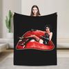 Frank N Furter Horror Movie Blanket The Rocky Horror Picture Show Flannel Warm Throw Blanket for Bedding Lounge Autumn/Winter