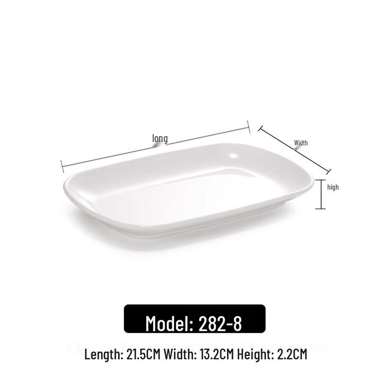 AVADEN Rectangular Melamine Rice Noodle Roll Tray