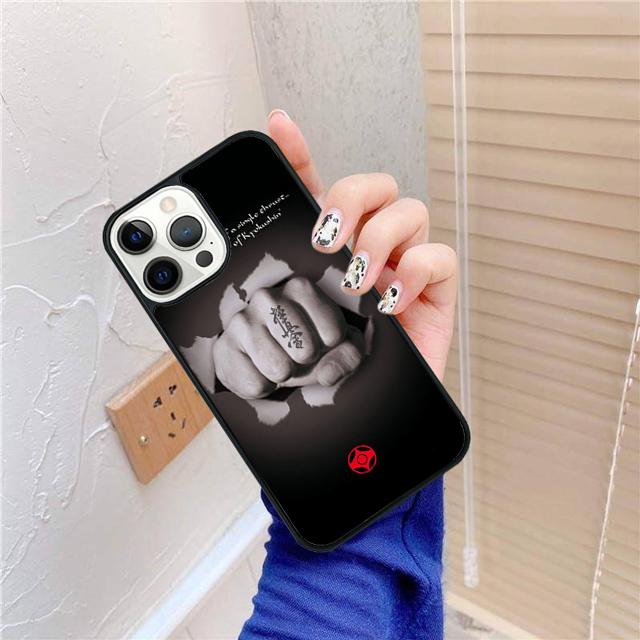 Kung Fu Oyama Kyokushin Karate Phone Case Cover For iPhone 17 Air 15 16 Pro Max 14 13 12 11 Pro Max Plus Coque