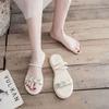 Sandals Women's 2025 New Female Summer Student Flat-bottomed Versatile Two Wear Cool Slippers Small Fresh Beach Shoes