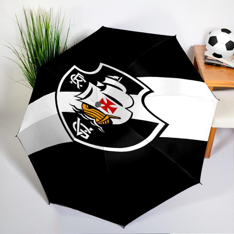 Vasco Football Club Printed Automatic Umbrella, 8-Frame for Travel, camping, Casual Umbrella, Essential Gift for for family and friends