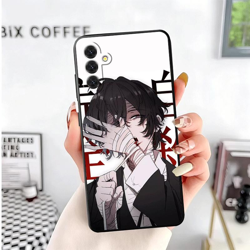Bungo Stray Dogs Dazai Soft Phone Case for Samsung A17 A37 A57 A16 A26 A36 A56 A15 A25 A35 A55 A14 A24 A34 A54 A13 A23 A33 A53 A