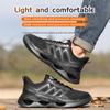 New Fashion Safety Shoes Men For Work Sneakers Lightweight Steel Toes Industria Safety Boots Male Footwear