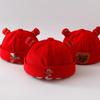 Infant Red Birthday Hat: Festive Spring/Autumn Toddler Cap for Babies