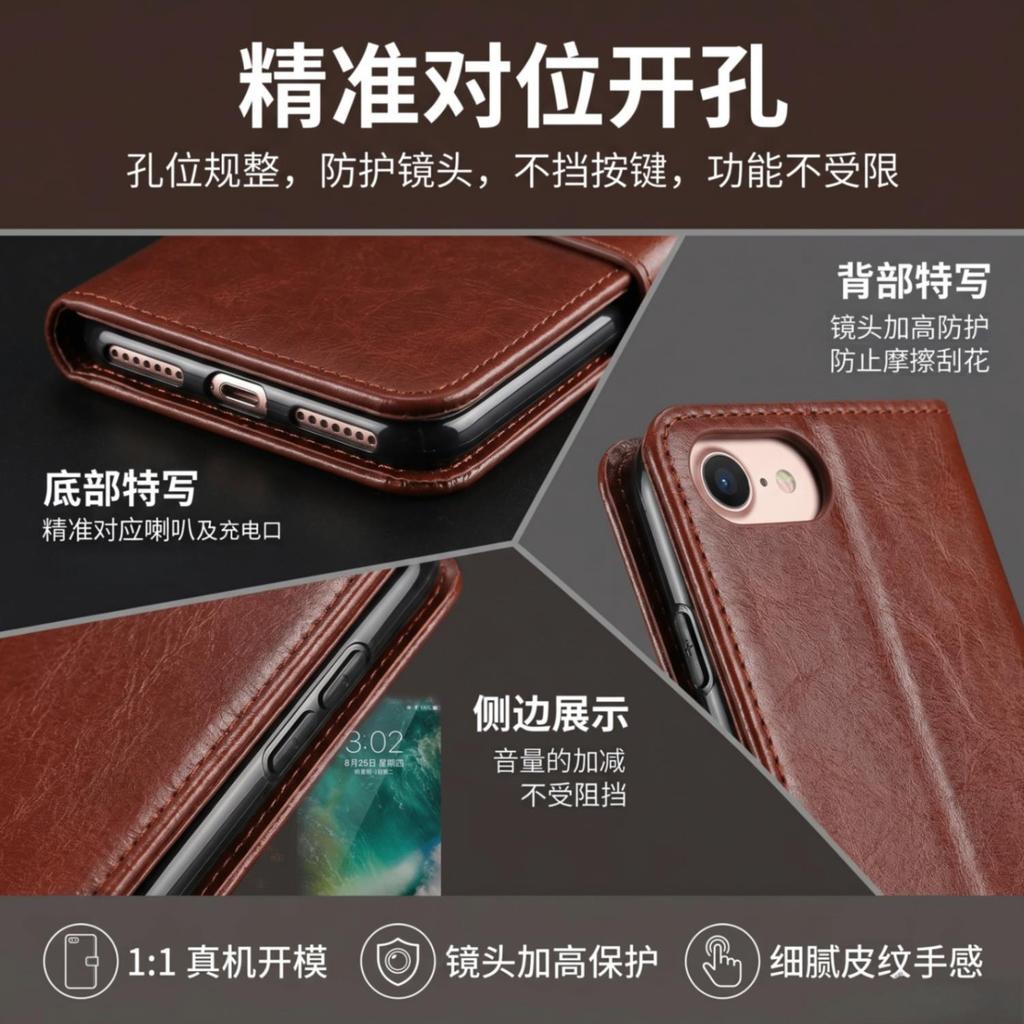 Applicable OPPOREALMEQ1 mobile phone case V11 Crazy Horse pattern protective case True Me 11PRO retro clamshell C11