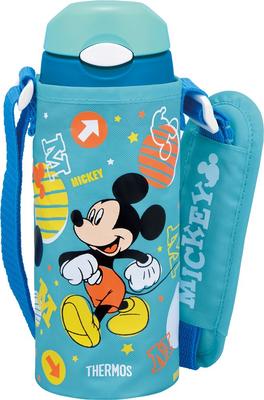 Thermos Vacuum Insulated Straw Bottle Disney Mickey Light Blue LB 0.4L FHL-400FDS