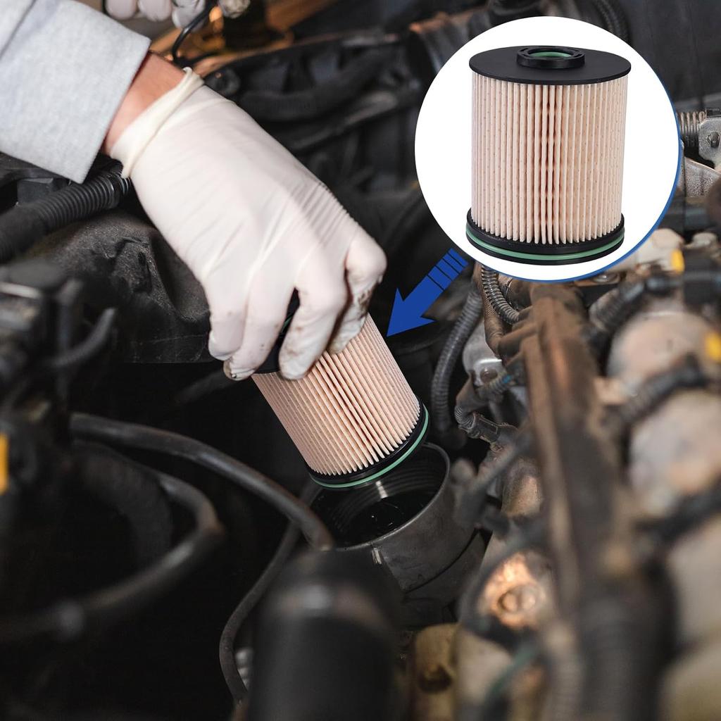 TP1015 Fuel Filter For 3.0L & 6.6L Duramax Diesel, Compatible With 2017-2025 Chevy Silverado 2500HD 3500HD GMC Sierra, 2014- Cruze, Replaces 23304096