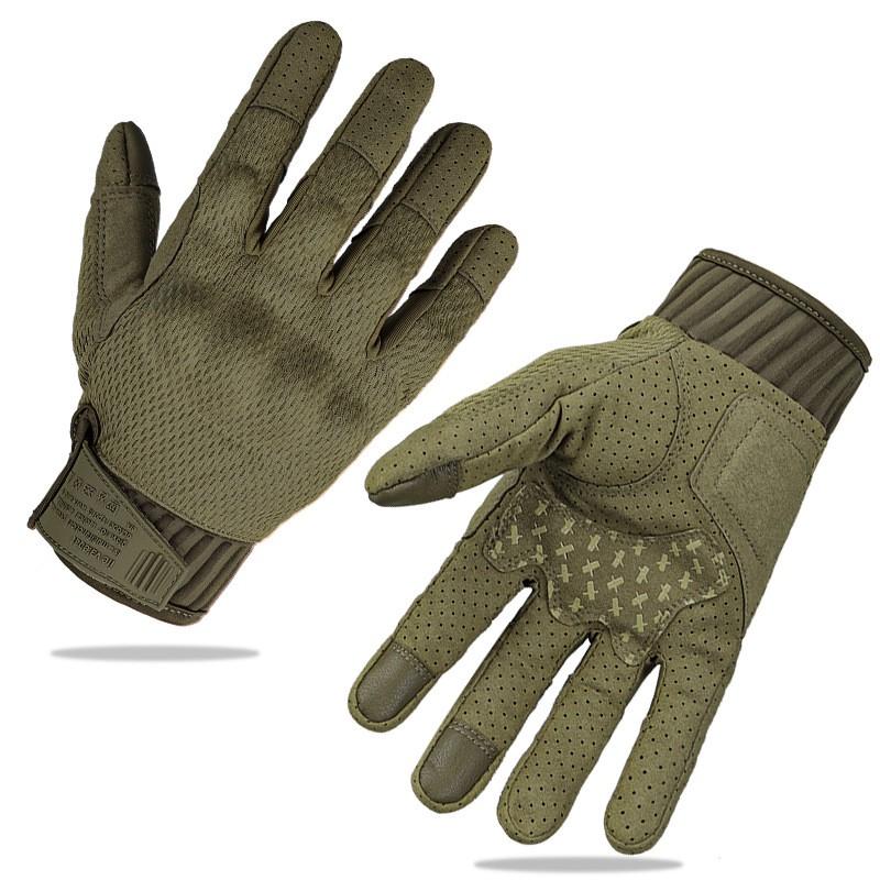 Tactical Cycling Gloves Men Outdoor Sports Touchscreen Full Finger Anti-Slip Nylon Military Style