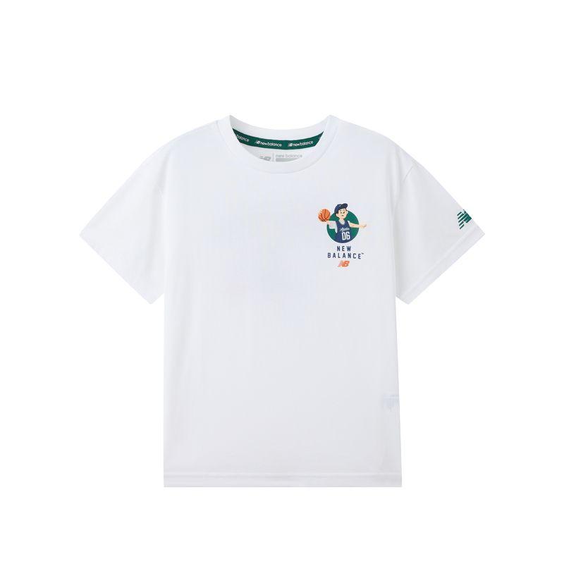 New Balance NB T Shirt White Children Aged 3 7 Years Old 7EF24043-WT 110