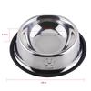 Stainless Steel Pet Dog Cat Puppy Travel Feeding Feeder Food Water Dish Holder (15cm)