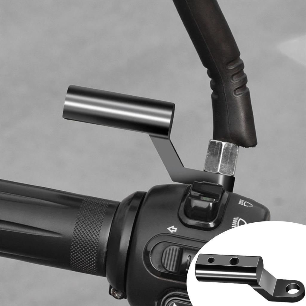 Motorcycle Handlebar Rearview Mirror, Bike Mount Clamp | Rearview Mirror Extension Rod Bicycle Conversion