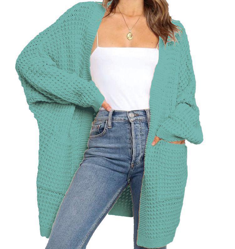 2025 Bestseller Women's Plus Size Knitted Cardigan Coat
