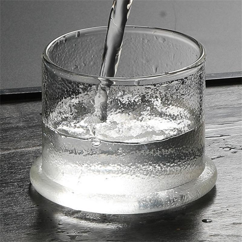 Japanese Hammer Pattern Drinking Cup Large-capacity Glass Cold Kettle Lemon Water Bottle Heat-resistant Glass Juice Drink Jug