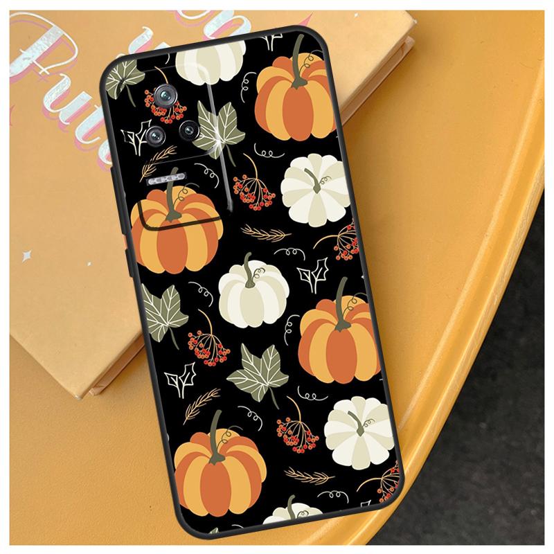Autumn Leaves Fall Pumpkin Funda For Xiaomi 17 Pro Max 14 15 Ultra 13T 14T 15T POCO X7 X5 X6 Pro F5 F6 F7 F8 Ultra Case