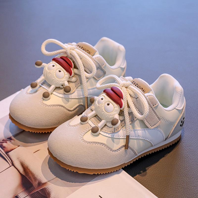 2025 Autumn New Students Boys Soft Sole Comfortable Sports and Leisure Shoes Korean Version of Foreign Style Versatile Girls Board Shoes