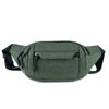 Moda Uomo Donna Marsupio Casual Marsupio Portamonete Grande Borsa da Cintura per Telefono Pouch Tela Outdoor Viaggio Borsa per Telefono Banana Borse da Fianco