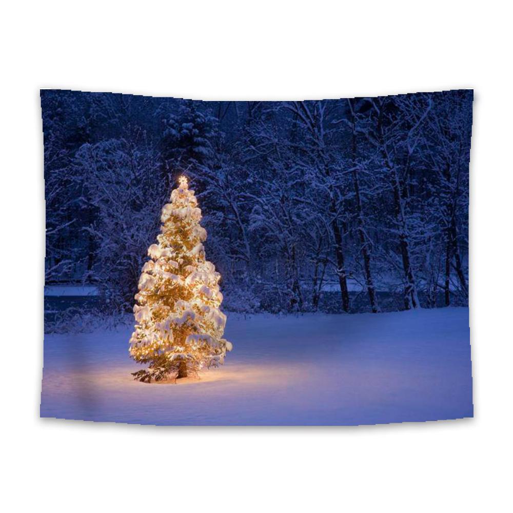 Christmas hanging cloth, wall cloth, background cloth, decorative cloth, room bedside tapestry, Nordic style tapestry
