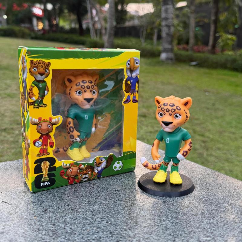 2026 FIFA World Cup Official Mascot & Trophy Figurine Commemorative Collectible USA-Canada-Mexico Edition
