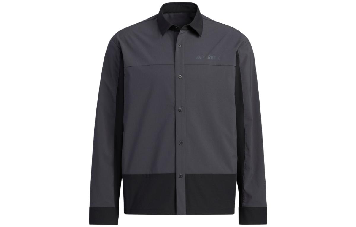 

Adidas Shirts Unisex Black Lapel Moderate Shirt IC7988 XXL