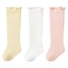 Nidoxiong Baby Girls Summer Thin Cotton Over-the-Knee Socks 3-Pack