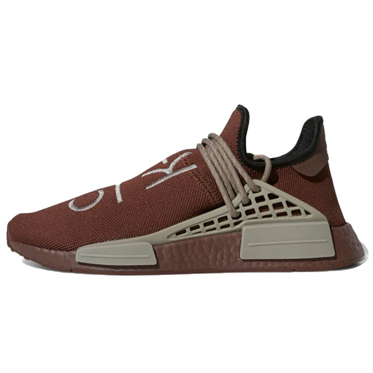 

Кроссовки унисекс adidas Pharrell x NMD Human Race Chocolate Brown Auburn Simple-Brown GY0090
