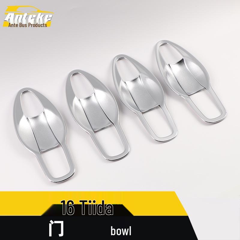 

Защитная накладка на дверную ручку Tiida 2016 - Устойчивый к царапинам декоративный аксессуар Full Set *8 - Plastic