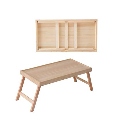 Senbaraki Coffee Made from Japanese Hinoki Folding Perfect for Single Sofa Living Room Center Mini Computer Low Stylish Wooden Compact Design for No