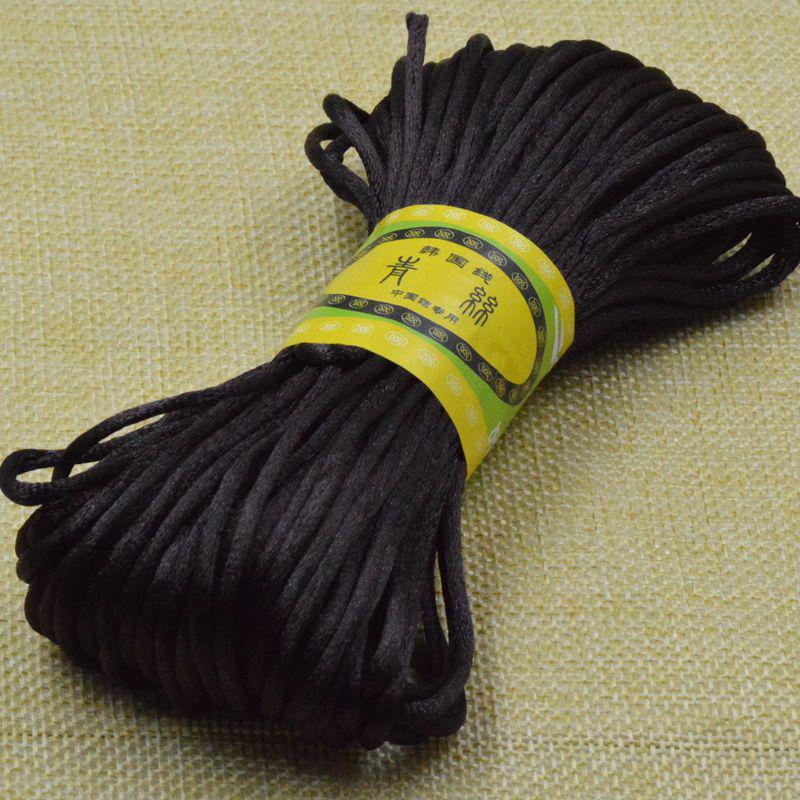 Line 5 Chinese Knot Wire, Bracelet Jewelry Accessories Braided Rope Diy Handmade Material Silk 20 Meters Per Tie