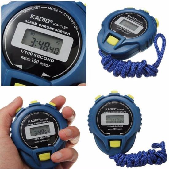 Fashion Digital LCD Stopwatch Chronograph Timer Counter Sports Alarm Tool