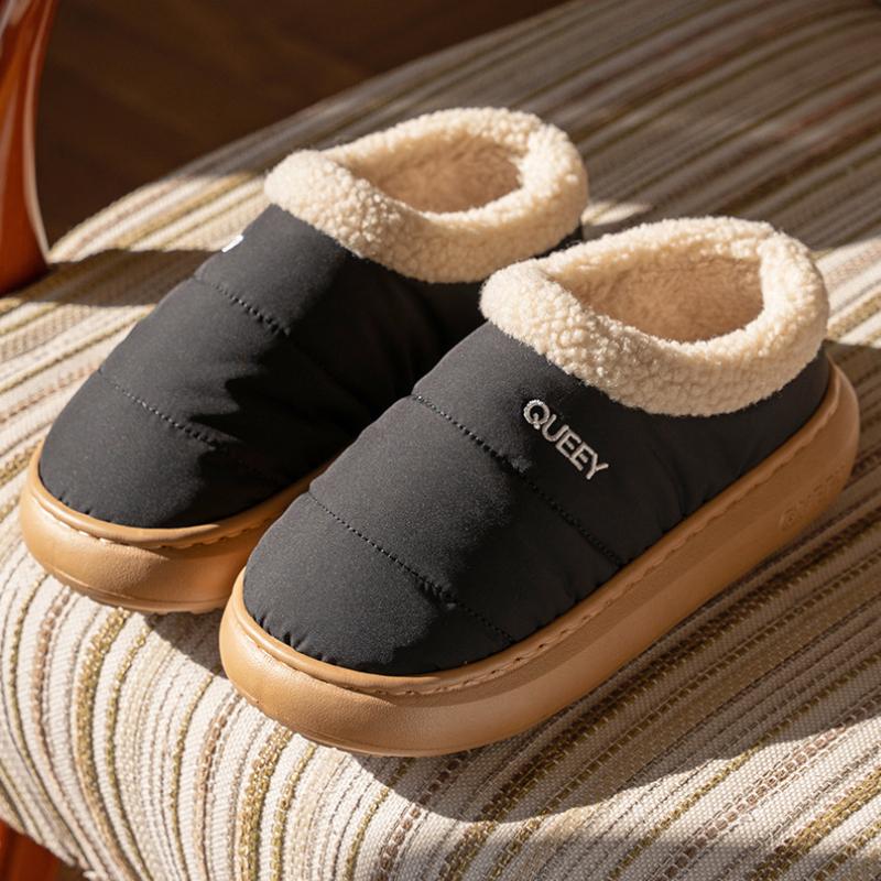 

Autumn Cotton Shoes Woman Light Weight Winter Warm Down Female Snow Boots Waterproof Large Size Flat Heels Lovers Ankle Boot 36-37