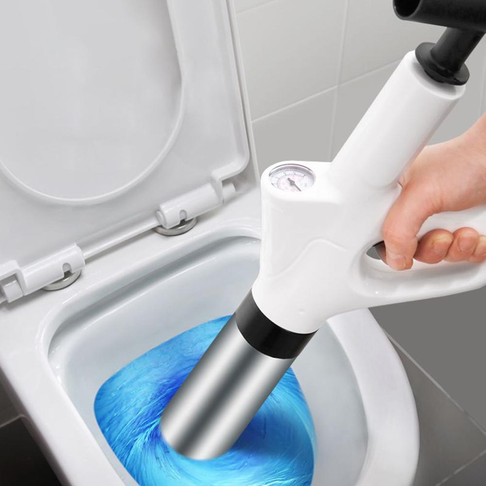Air Power Drain Blaster Tool Universal Bathroom Plunger High Pressure Reusable for Shower Bathtub and Toilet