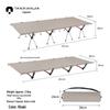 Ultra-Light Portable Aluminum Folding Camp Bed for Outdoor Camping