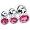 3pcs/Set Small Medium Big Stainless Steel Metal Anal Plug Dildo Sex Toys Products Butt Plug Gay Anal Beads