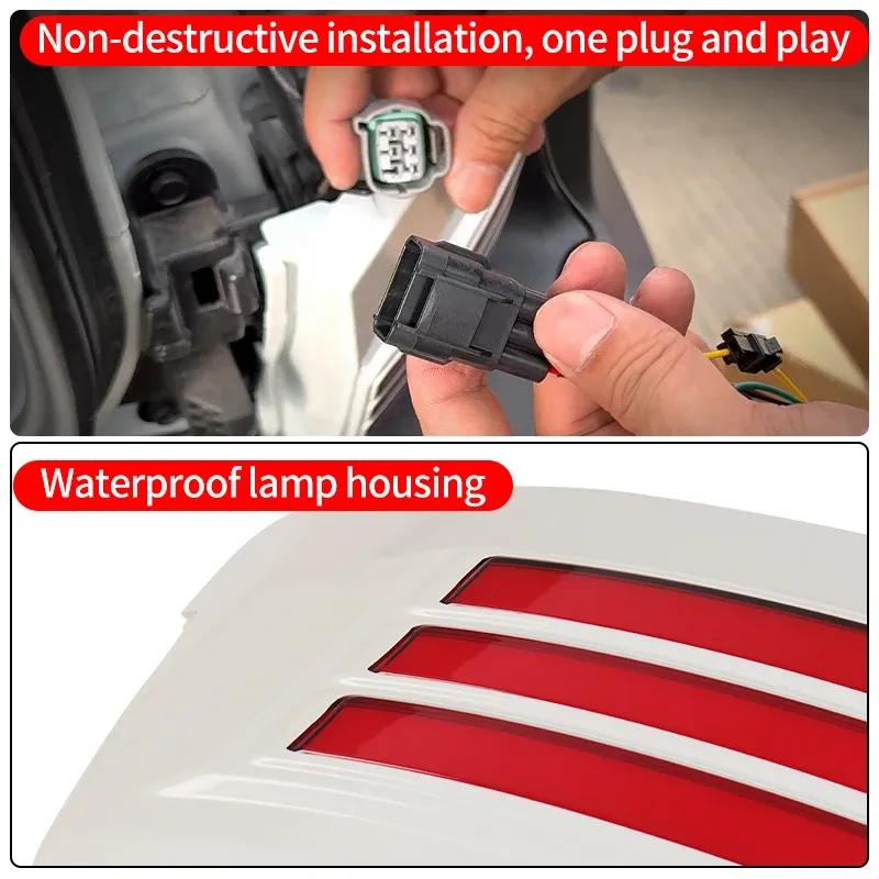 For 2024-2026 Toyota Land Cruiser Prado LC250 Rear Bumper Light Assembly Upgrade Brake Warning Exterior Accessories Auto Parts