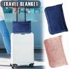 Warm Travel Pillow and Blanket Set Foldable Soft Throw Pillow Multifunctional Nap Quilt  Camping
