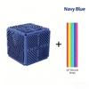 Children'S 3D Stereo Decompression Cube Silicone Sensory Toy, Baby Concentration Training Educational Building Blocks, Early Education Hands-On