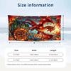 Dragon Phoenix Theme Beach Towel Personalized Custom Name & Text Soft Quick Dry Beach Towel for Swimming Travel