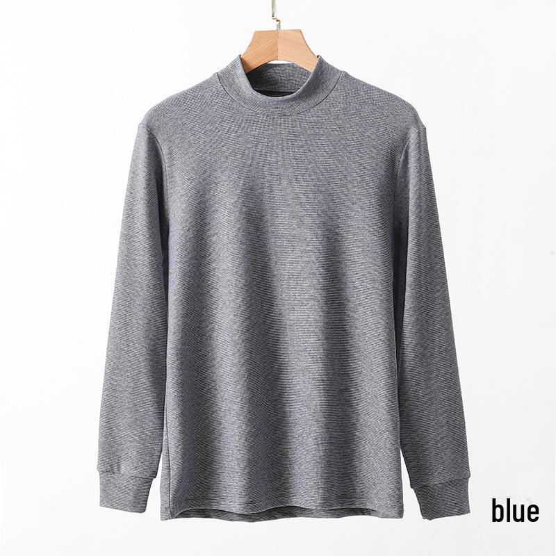 

Мужская осенне-зимняя полуводолазка с терморубашкой - Meiyabi Long-Sleeve Warm Top 3XL синий