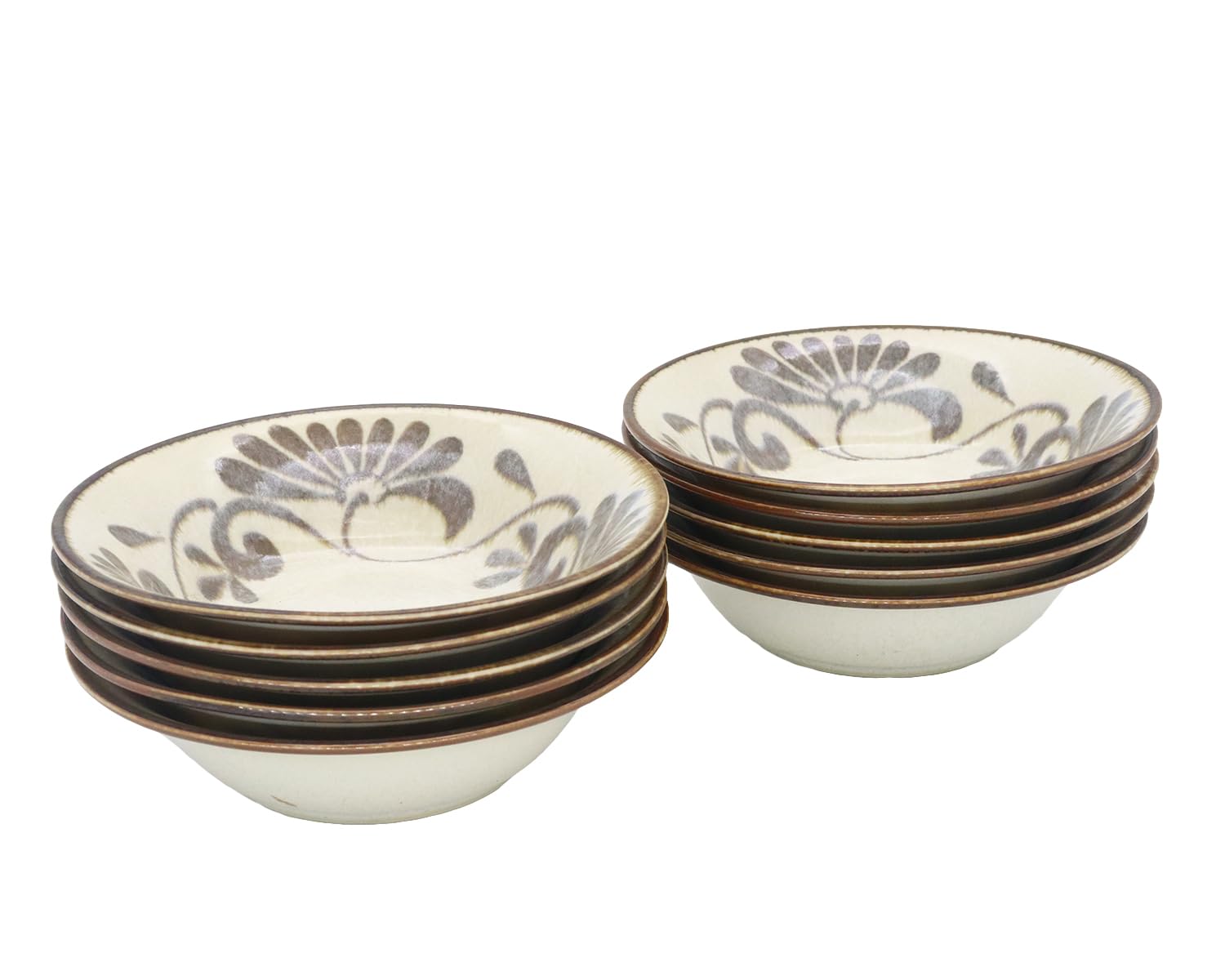 

Castle Enterprise [Салатник 17,5 см B Набор из 10 предметов] Мино Яки Стиль Ячимун Тропическая Окинавская Посуда