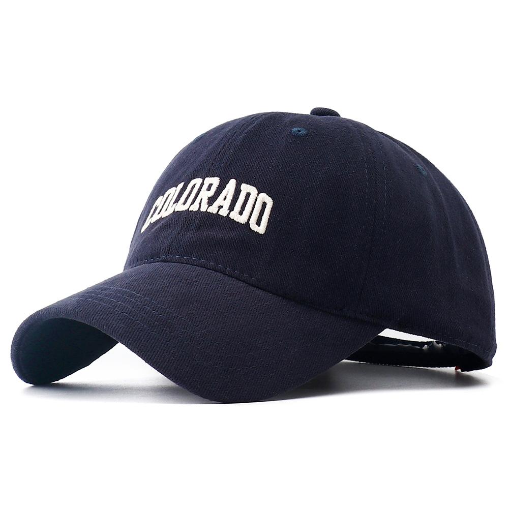 Tongue Duck Outdoor Cap Visor Protection Sun Adjustable Hat Baseball Stitched Stitching Embroidered Lettering Alphabet Colorado New Brand Latest Adjustable