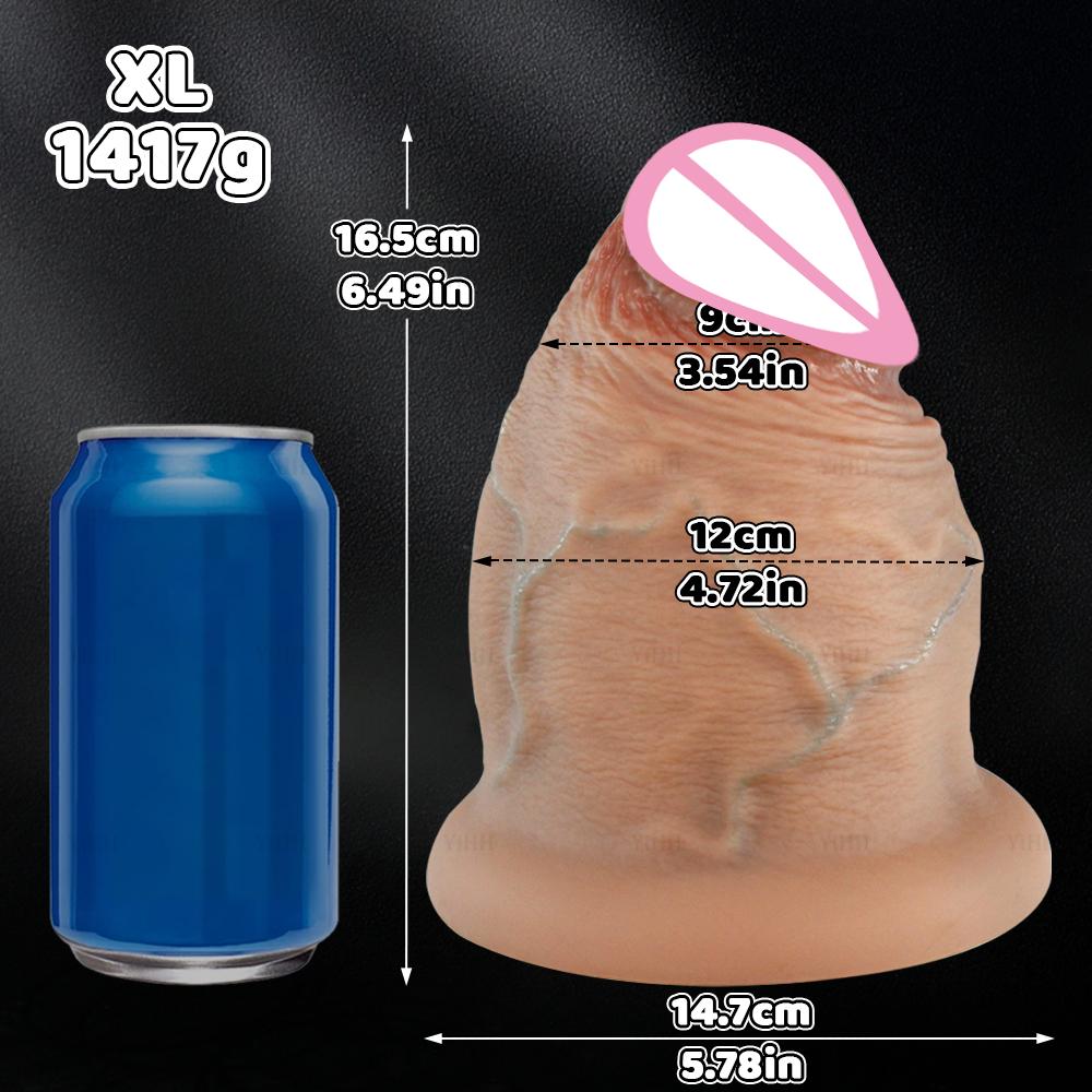Thick Anal Plug Thick Penis Butt Plug Dildos Silicone Big Suction Cup Vagina Anal Dilator Masturbators Sex Toys For Women Men