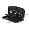 Foldable Car Seat Back Drink Tray Holder ABS Bottle Cup Holders Folding Dining Table for