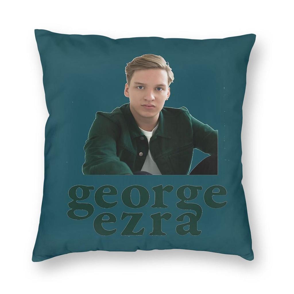 George Ezra Album Atindedek Square Pillowcase Polyester Linen Velvet Pattern Zip Decor Sofa Seater Cushion Case