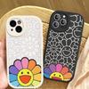 Japanese Artisti M-murakami T-takash Art Colorful For iPhone 16 15 14 13 12 11 Pro Max Plus Shockproof Leather Soft Phone Cover
