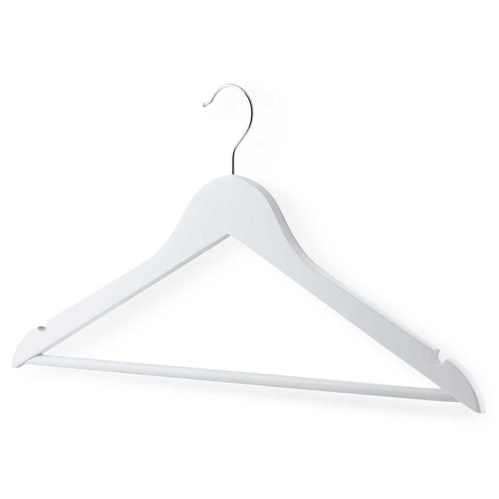 Wooden Clothes Hangers 30 Pcs Ms-858 Massido